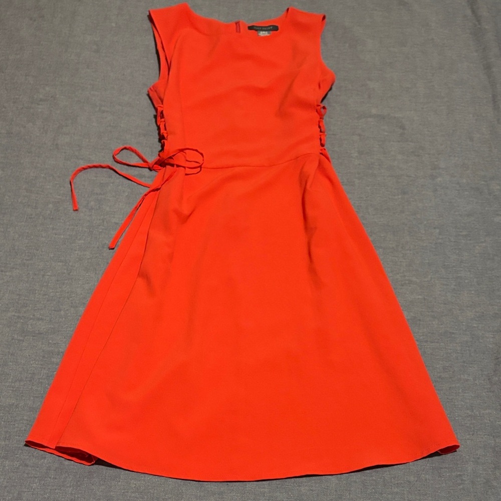 Sleeveless Midi Dress with Lace Up Sides
